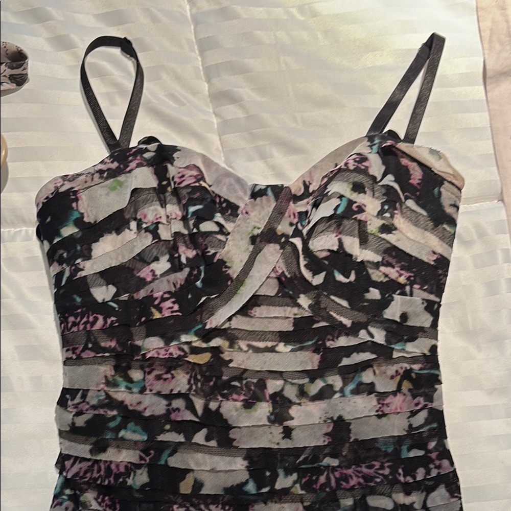 BCBGMaxAzria Black Strappy Dress